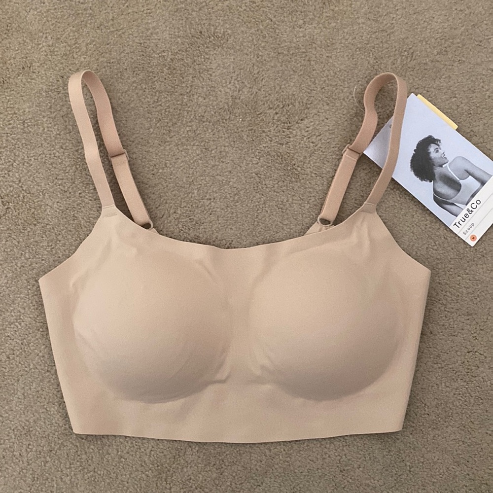 True & Co. Beige Seamless Light Molding Bra